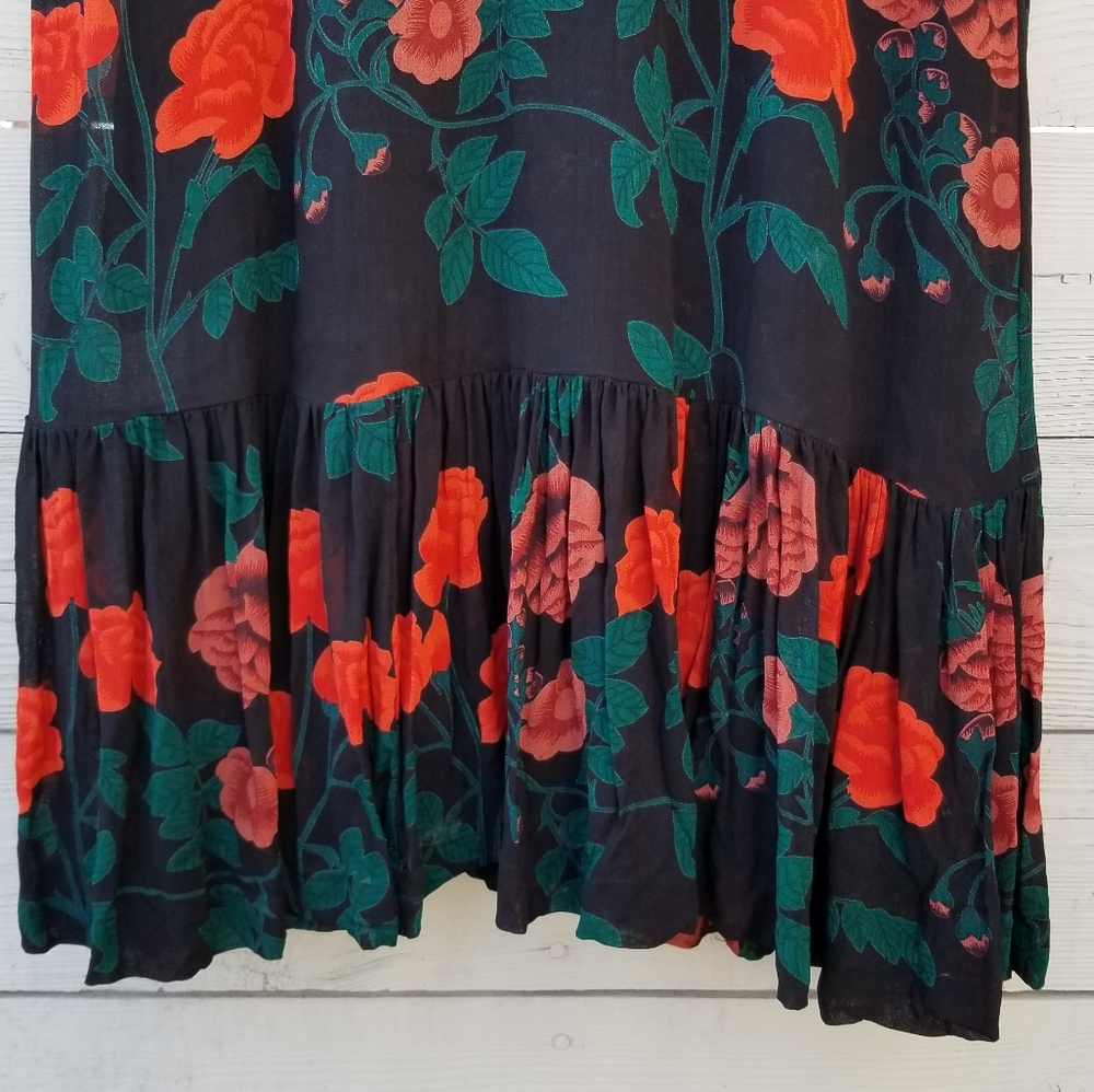 Ganni Georgette Maxi Newman Floral Euro 36 US 4 - Picture 6 of 7